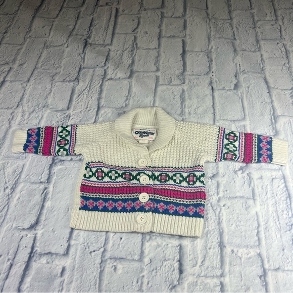 Baby girl OshKosh B’Gosh cardigan sweater size 9 months - Picture 1 of 6